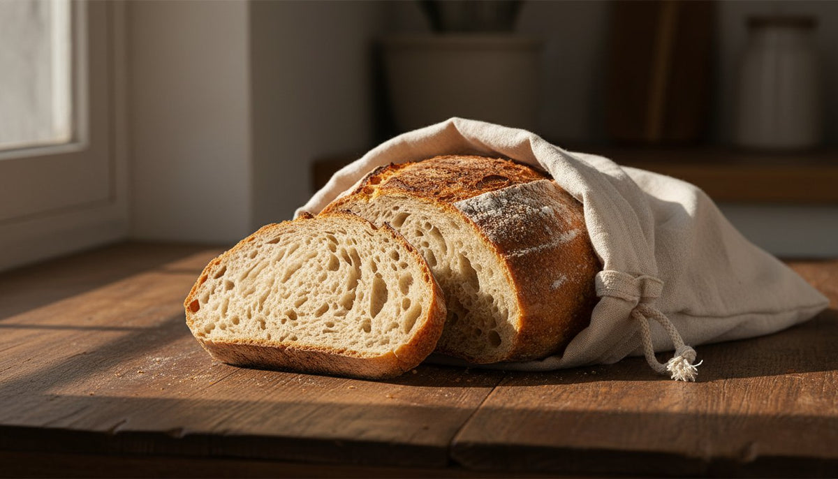 Cotton Bread Bag Guide: How to Keep Your Sourdough Fresh for Days