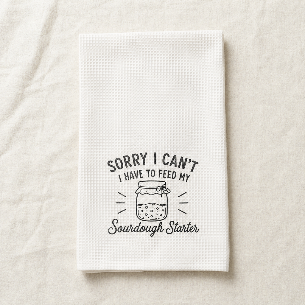 Kitchen Hand Towel — "Sorry I Can't"