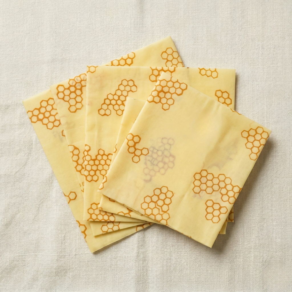 Reusable Beeswax Wraps for Food (3-pack)