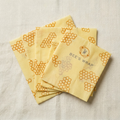 Reusable Beeswax Wraps for Food (3-pack)