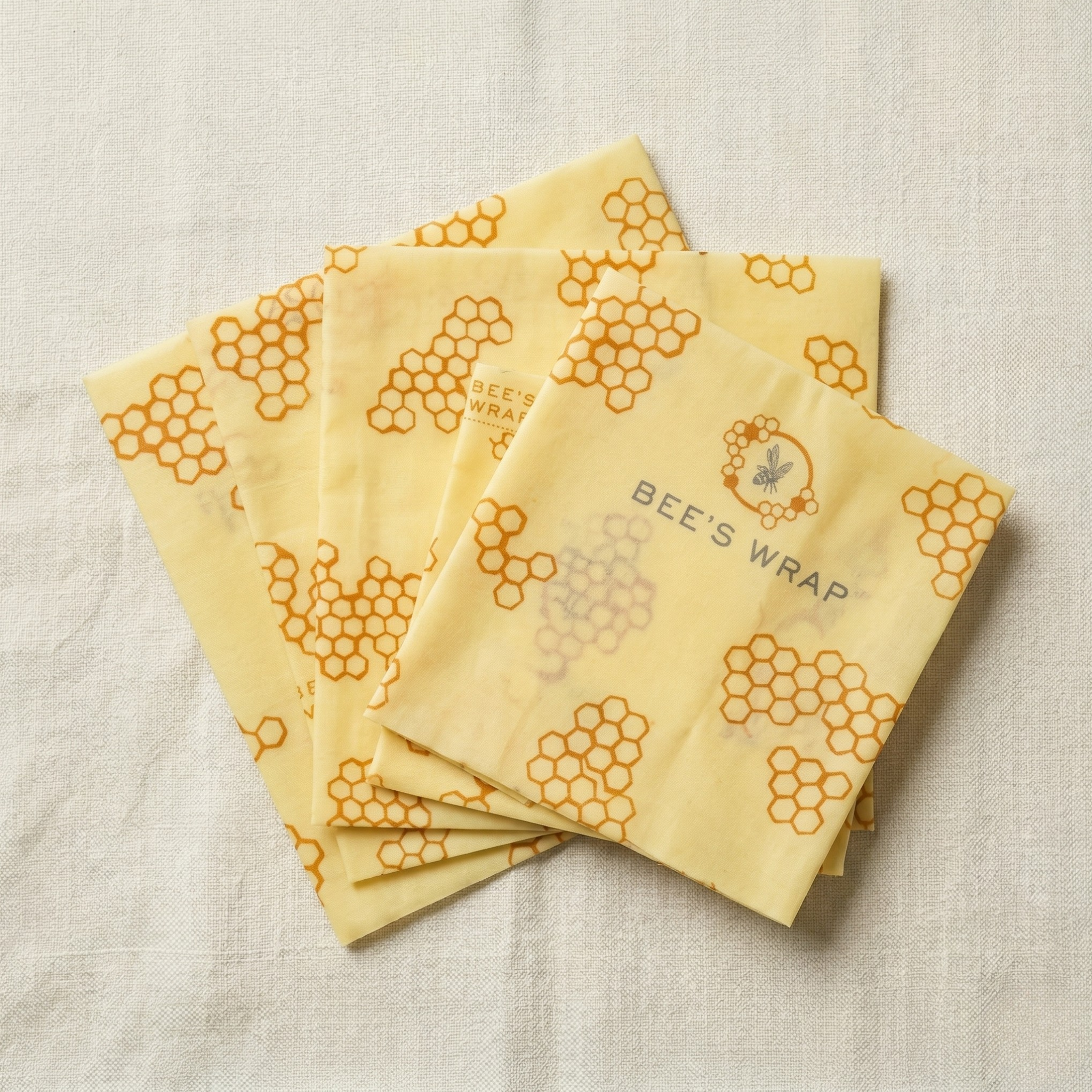 Reusable Beeswax Wraps for Food (3-pack)